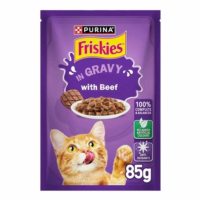 FRISKIES Pochons Bœuf 85g