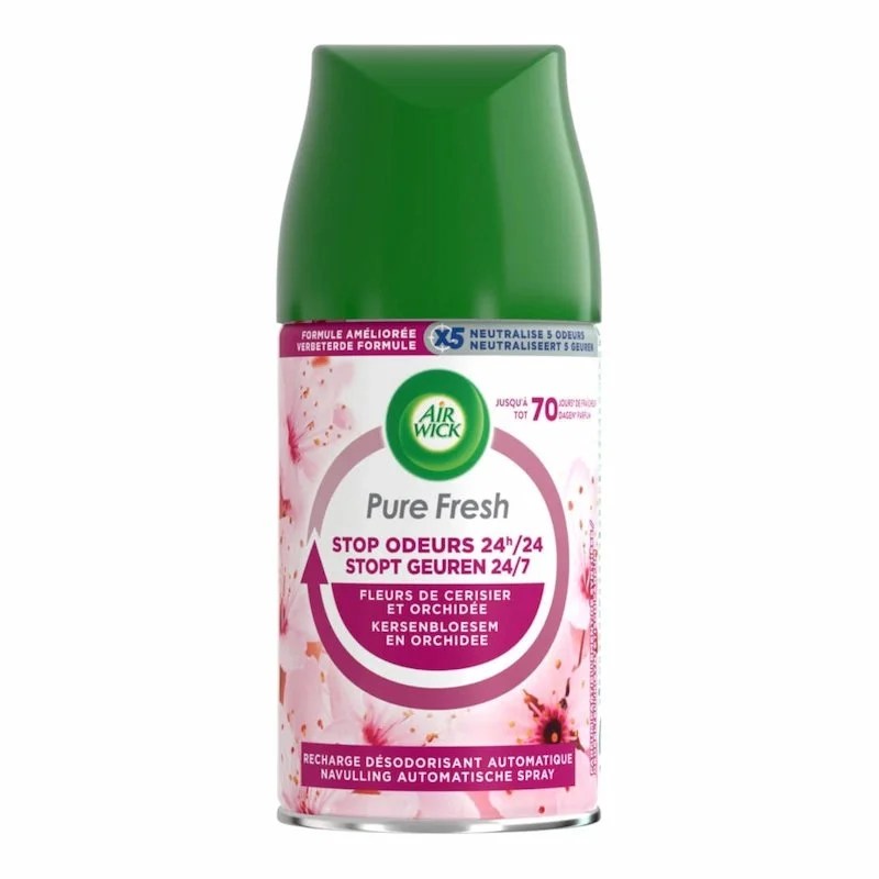 Airwick Freshmatic Recharge Spray Automatique Pure Cherry Blossom – 250 ml