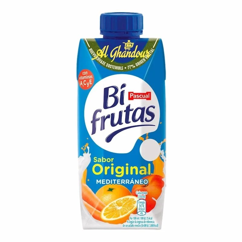Jus au lait méditerranéen Bi Frutas Pascual 330ml