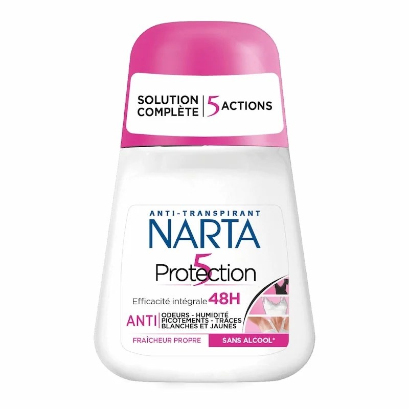 Narta Deodorant Roll-On Femme Protection 5 en 1 – 50ml