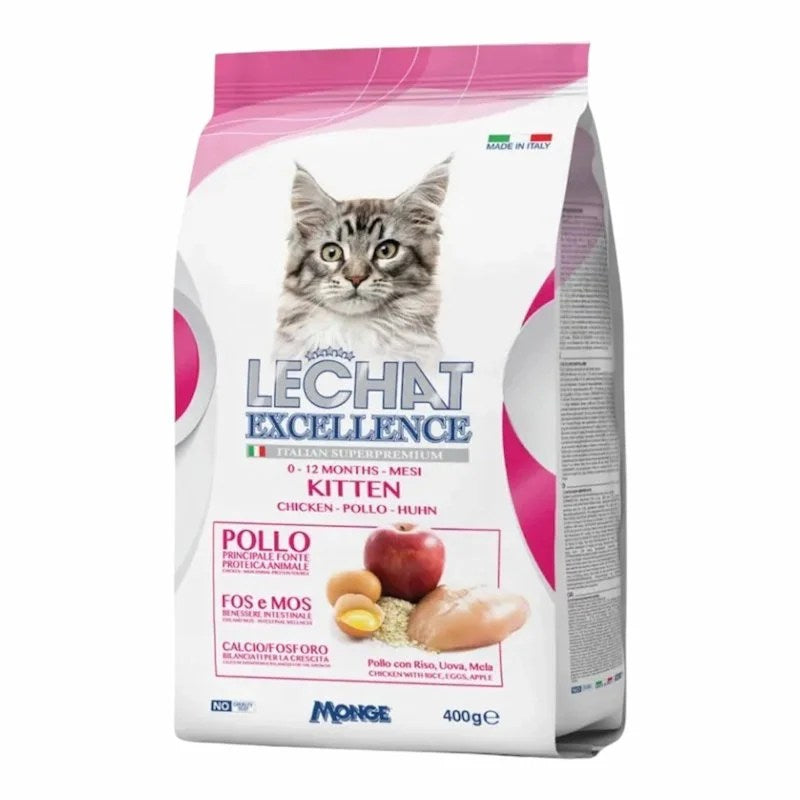 LeChat Excellence Croquettes Kitten Poulet – 400g