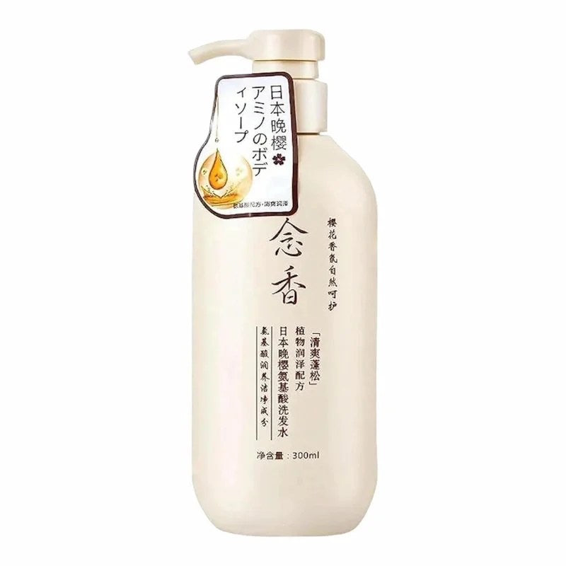Shampoo Sakura Japonais Jour pour Croissance des Cheveux, Anti-Chute et Anti-Pellicules – 300ml
