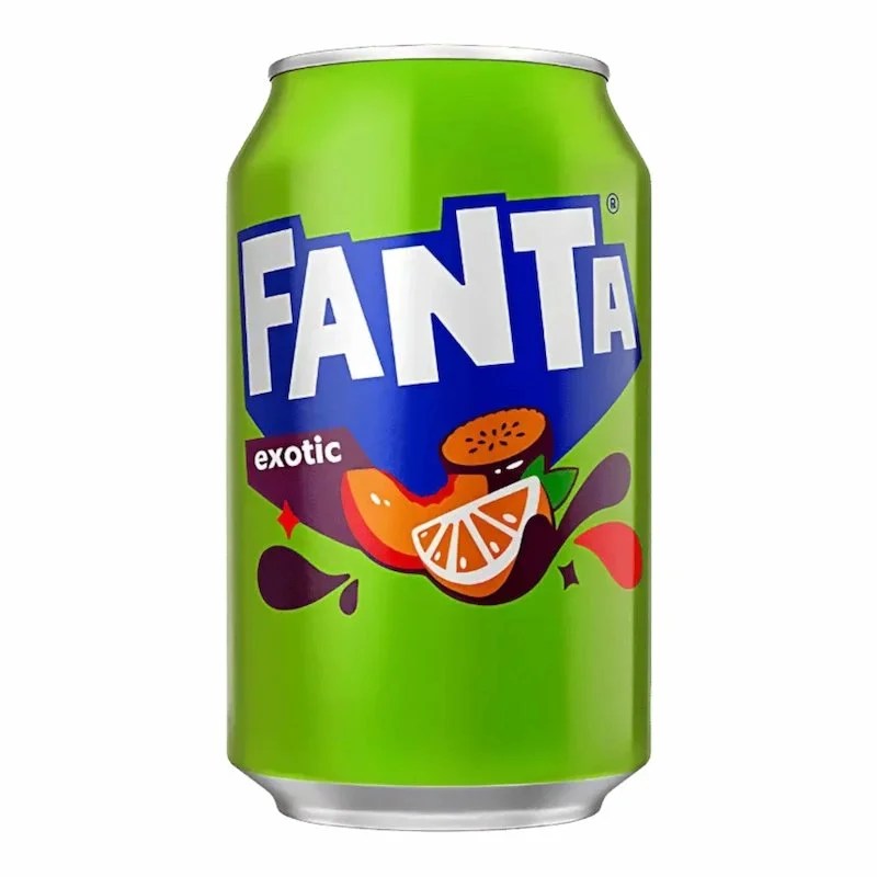 Fanta Exotique 330 ml – Boisson Gazeuse Fruité Tropical
