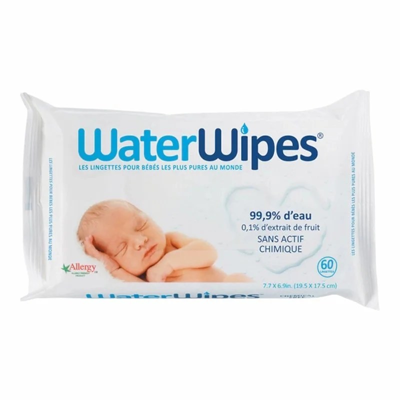Lingettes WaterWipes – 60 unités