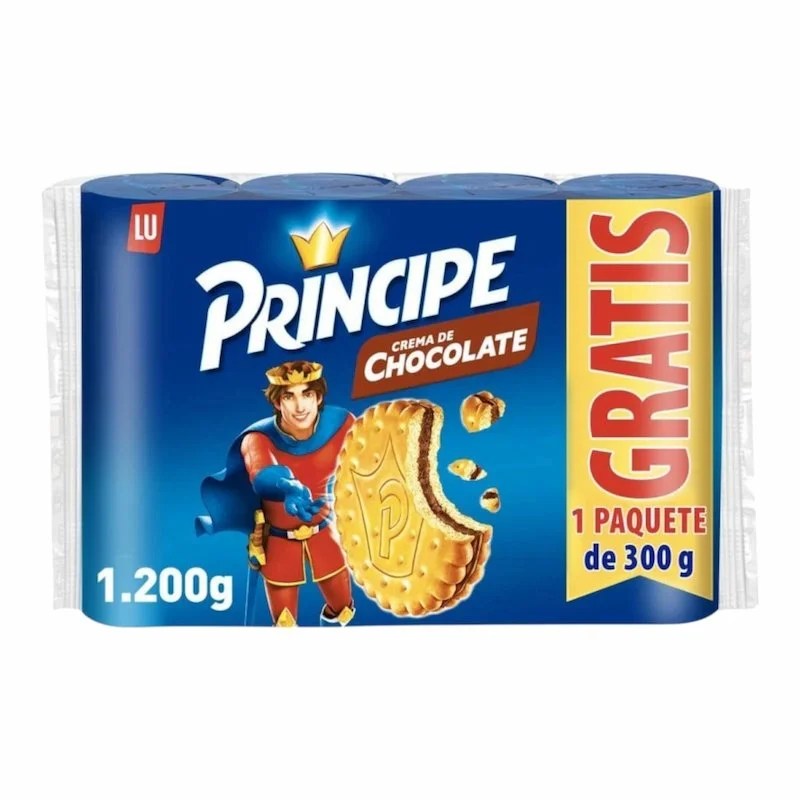 Prince Biscuits Fourrés à la Crème au Chocolat – 4 x 300gD