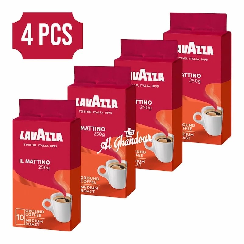 Lavazza Il Mattino Cafe Moulu 4×250g