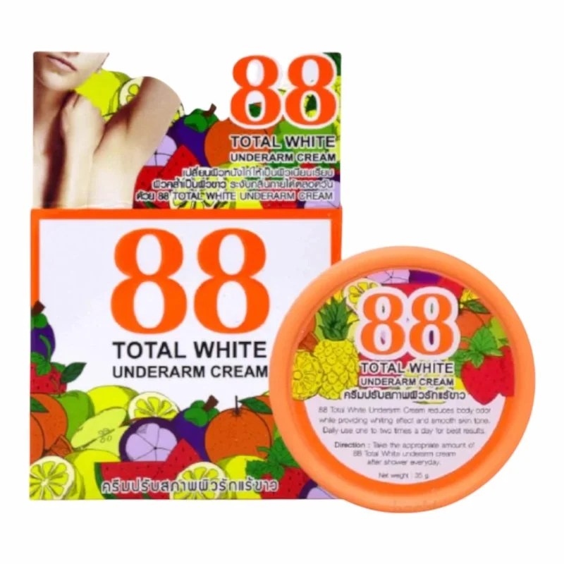 88 Total White – Crème Éclaircissante Aisselles 35g