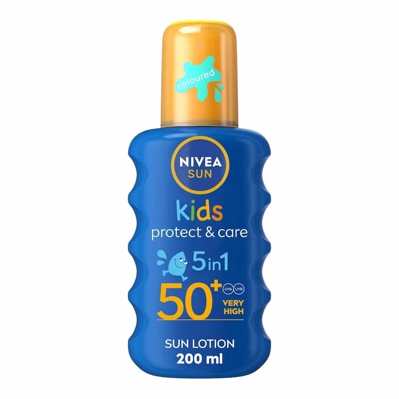 NIVEA SUN Spray Protecteur Coloré Enfants SPF 50+ – 200 ml