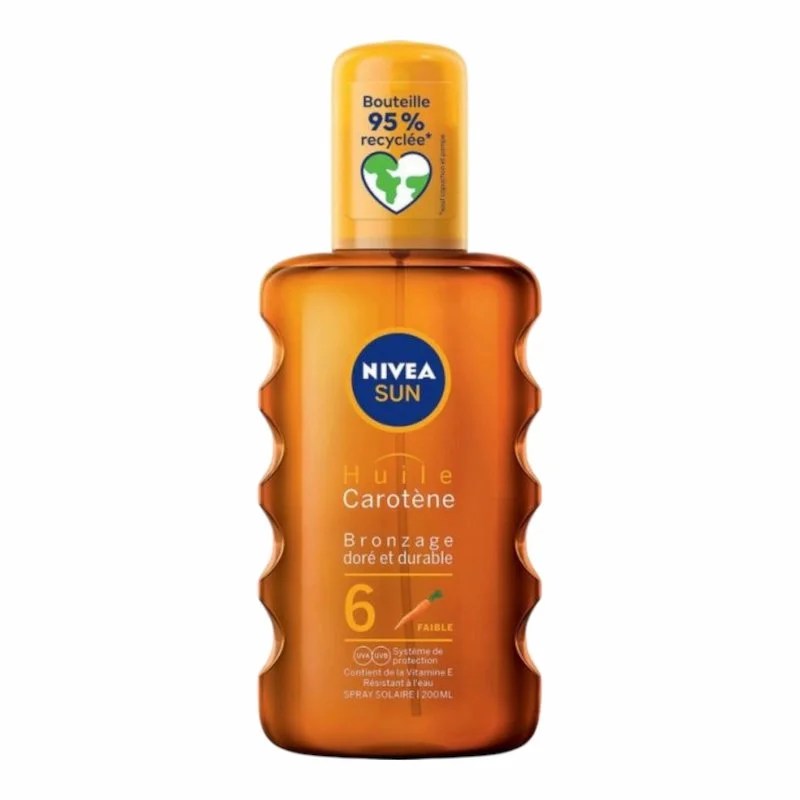 NIVEA SUN Huile Protectrice en Spray SPF 6 – 200 ml