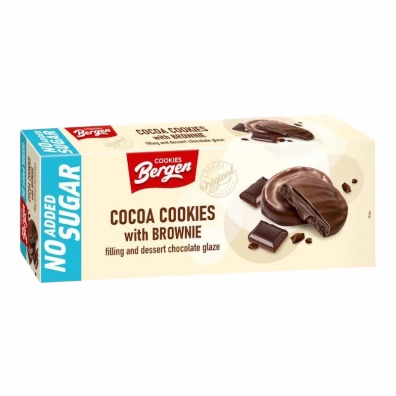 Bergen Brownie Cookies sans sucre ajouté 128g