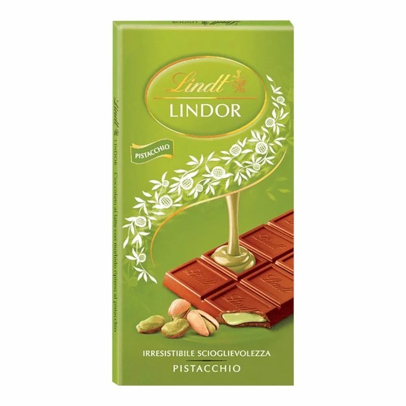 Tablette de Chocolat Lindt LINDOR Pistache – 100g