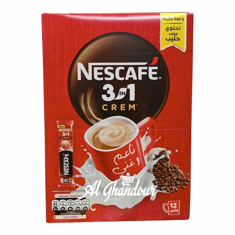 Nescafé 3 in 1 Classic – Pack de 12 sachets