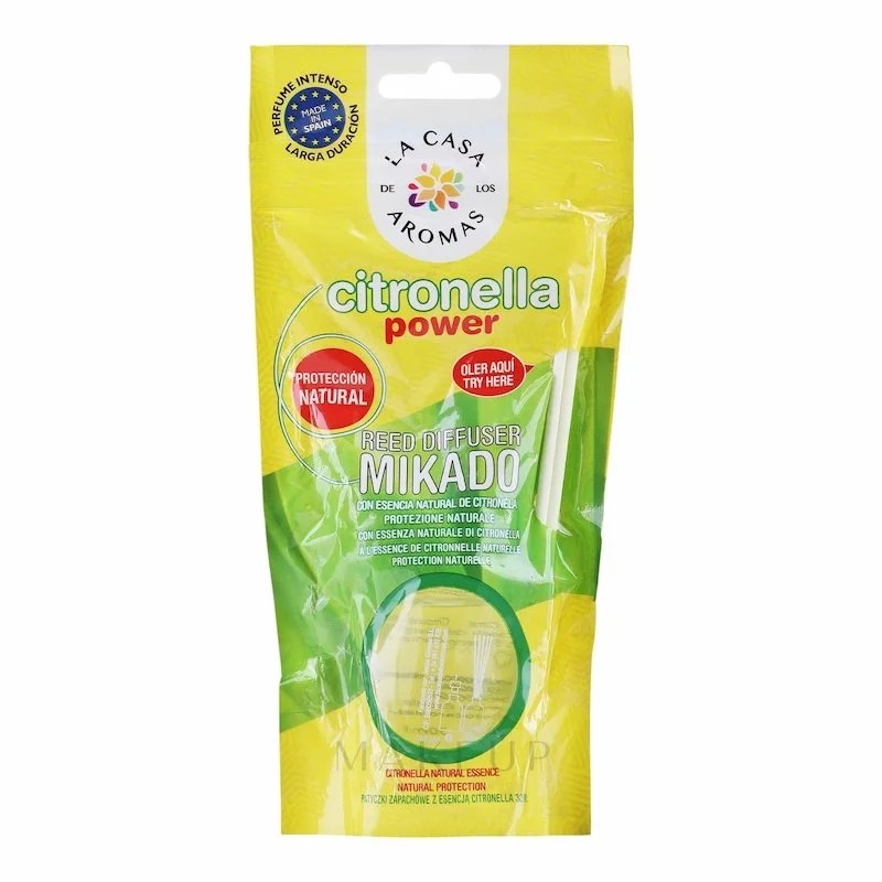 Diffuseur Mikado à la Citronnelle – 30 ml