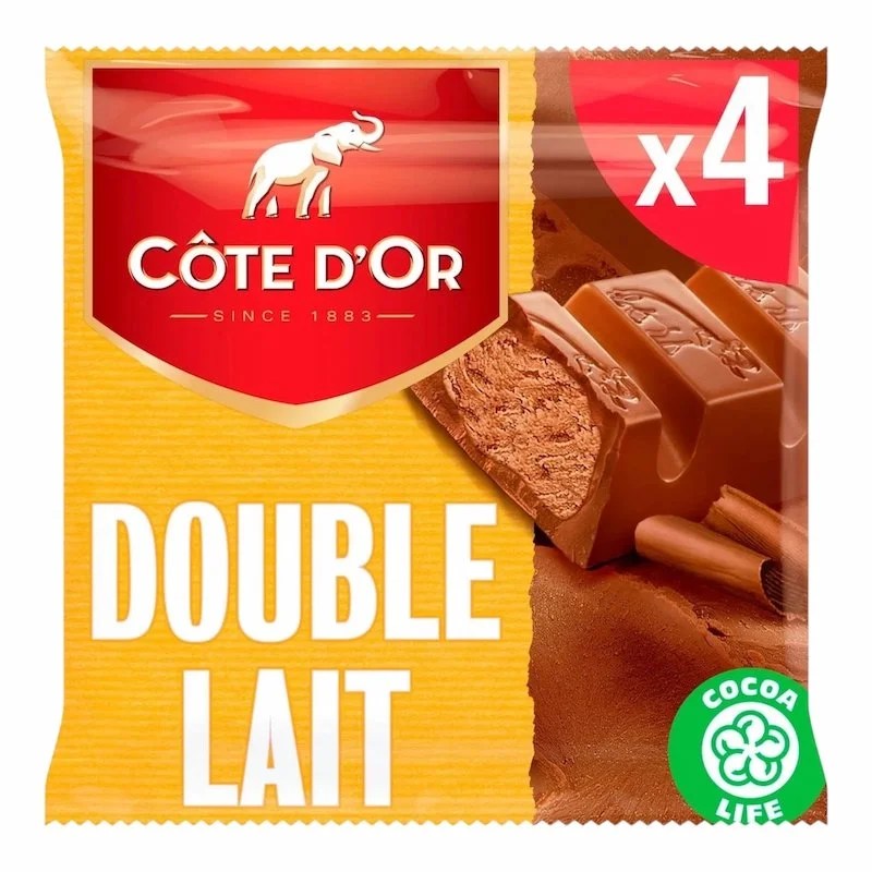 Cote d’Or Chocolat au Lait Double Lait 4 x 46 g