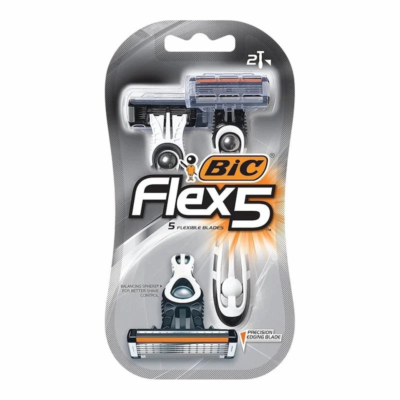 BIC Flex 5 Rasoirs Jetables – 2 unités
