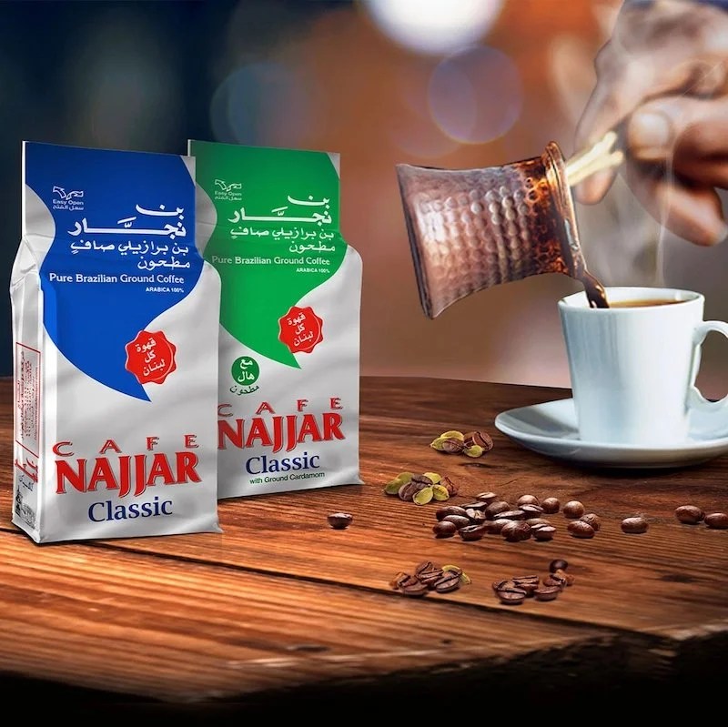 Cafe Arabica Moulu Libanais avec Cardamome Najjar – 200 g