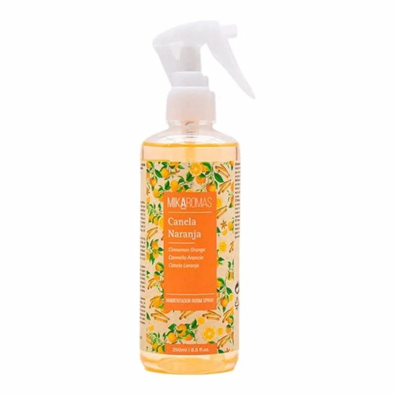 Desodorisant Room Spray Cannelle & Orange – 250 ml – Ambiance Chaleureuse et Épicée