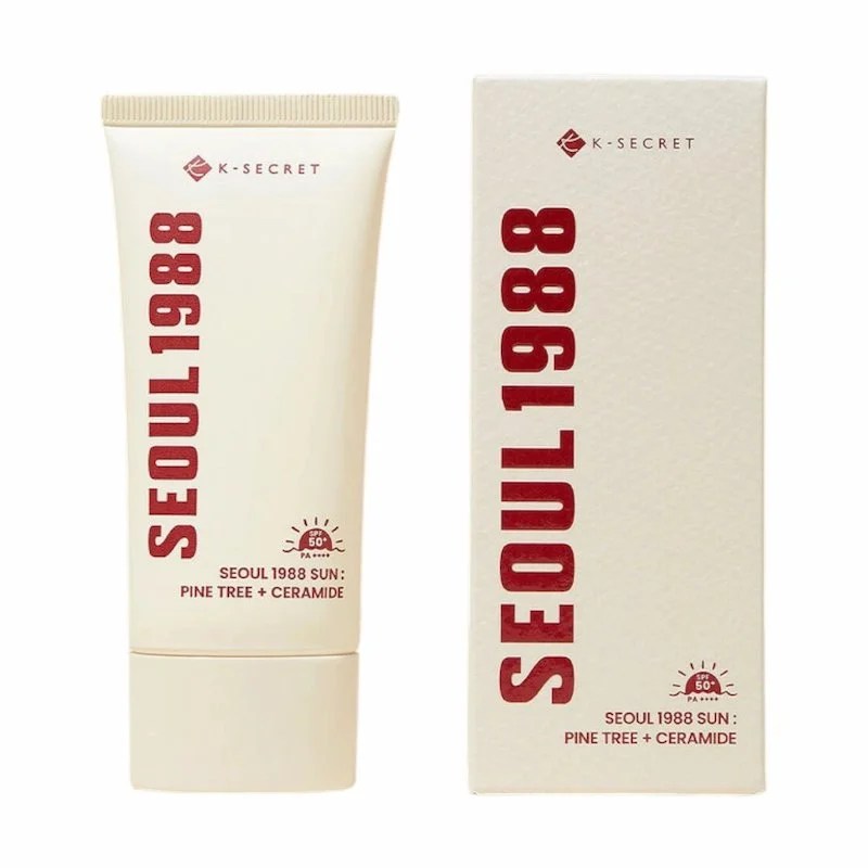 KSECRET Essence SEOUL 1988 Sun – Creme Solaire SPF50+ PA++++ – Pin & Céramide – 50 ml