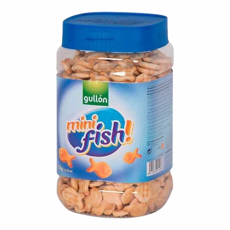 Gullon Mini Fish – Biscuits Salés en Forme de Poissons – 350 g