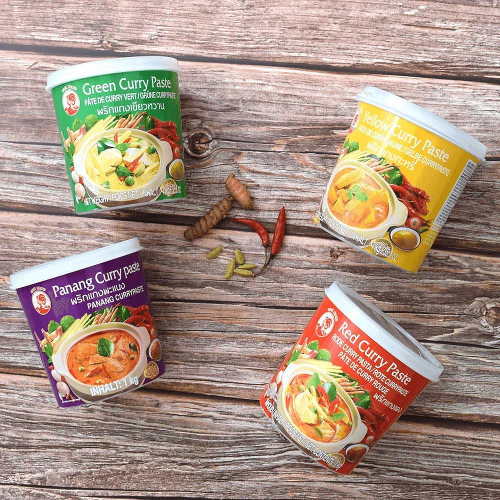 Pate de Curry Vert Thai Sans Exhausteurs de Goût – 400 g – Saveurs Authentiques d’Asie
