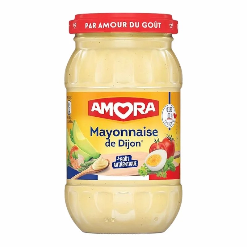 Amora – Mayonnaise de Dijon – 235 g  Goût Raffiné & Onctuosité à la Française