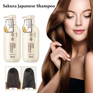 Sakura Shampooing Japonais 300ml – Croissance Capillaire & Prévention de la Chute des Cheveux My Store
