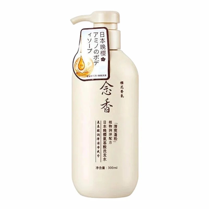 Sakura Shampooing Japonais 300ml – Croissance Capillaire & Prévention de la Chute des Cheveux