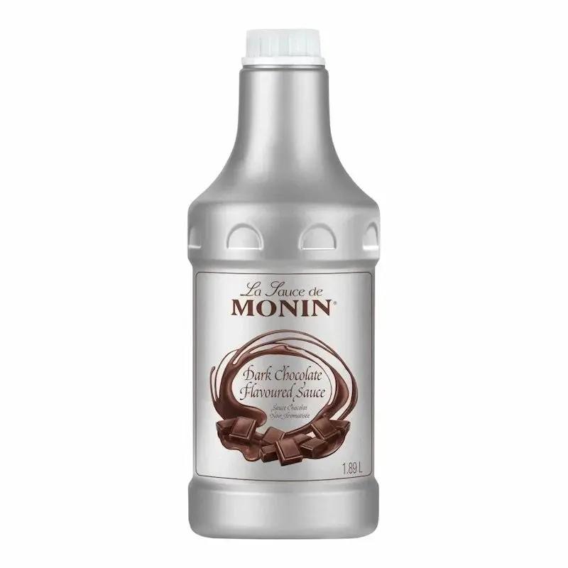 Monin Sauce Chocolat Noir 1,89L – Sauce Gourmande pour Boissons & Desserts My Store