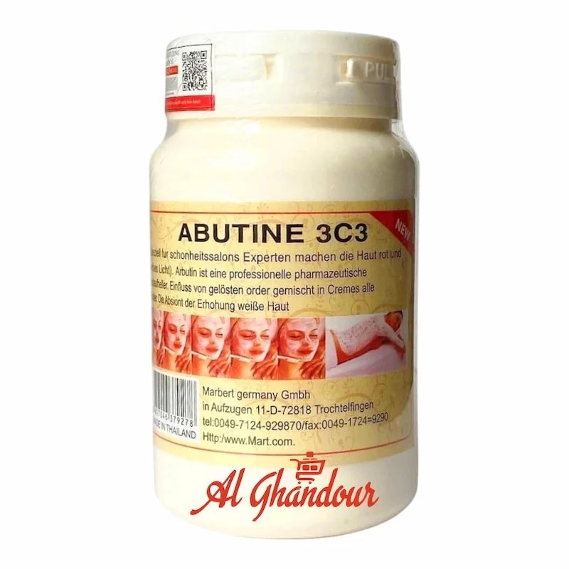 Abutine 3C3 Creme Eclaircissante 250 g – Soin Unifiant Anti Taches pour Visage & Corps