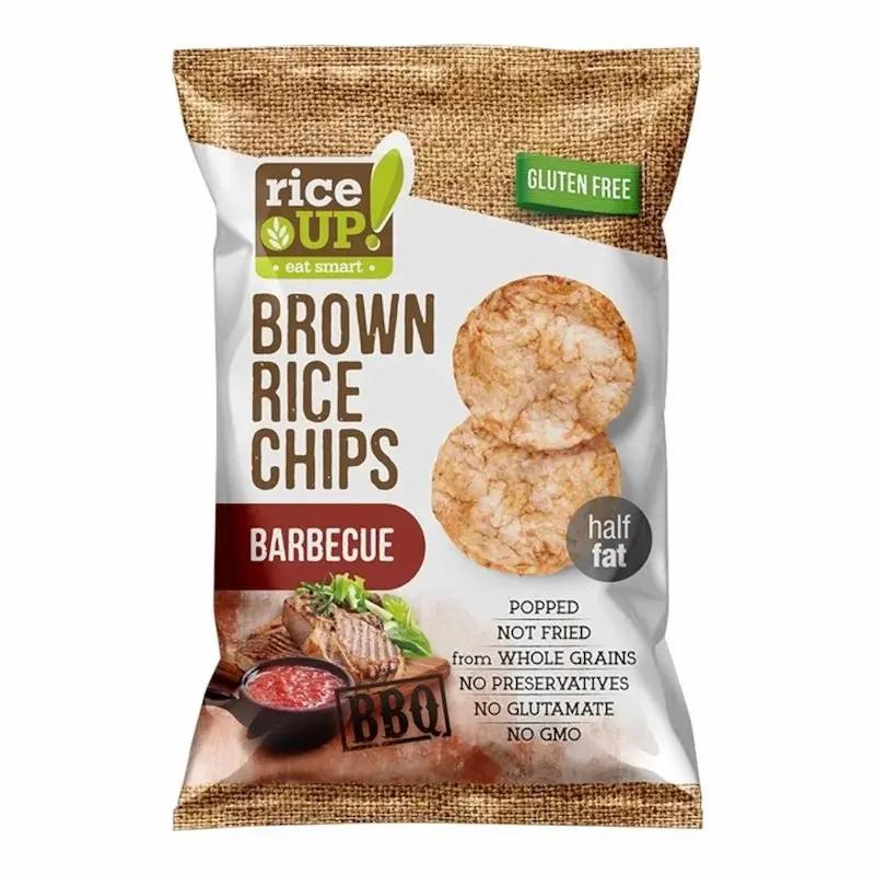 Rice UP! Chips de Riz Complet Saveur Barbecue 60g – Snack Sans Gluten au Goût Fumé et Croquant My Store