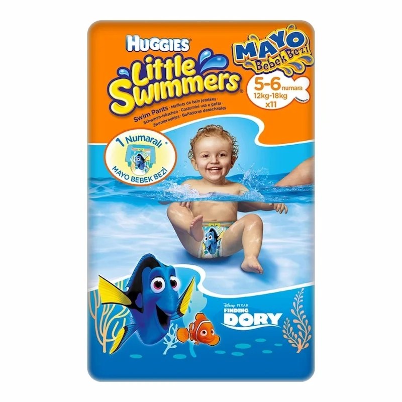 Huggies Little Swimmers Large Couches Piscine Bébé 11–18 kg – 11 unités