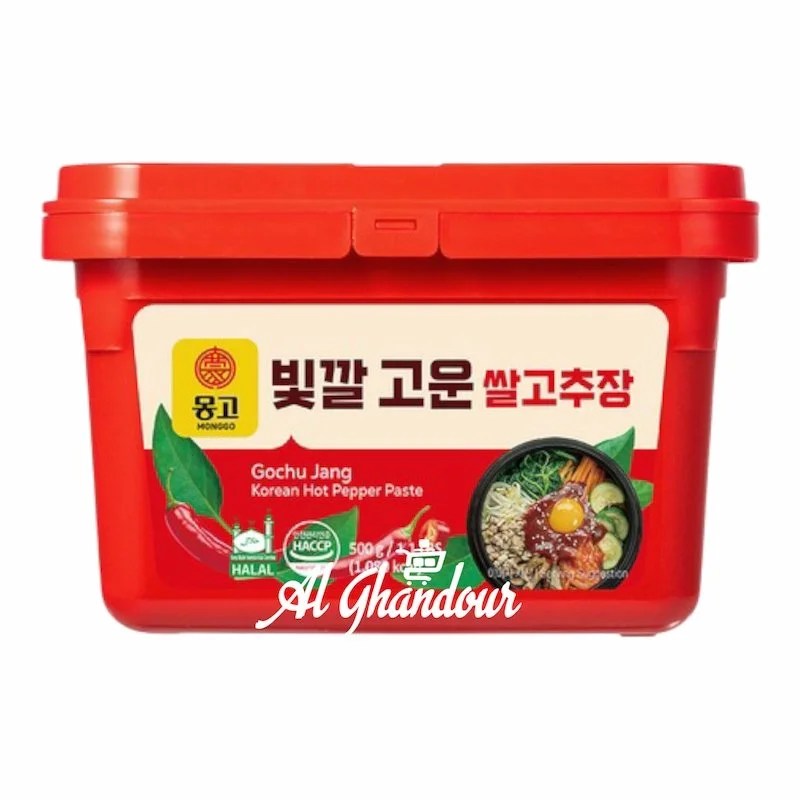 MONGGO Pate de Piment Rouge Coreen (Gochujang) – 500g