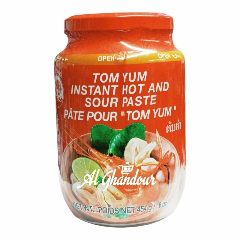 Tom Yum Pate Instantanee pour Soupe Aigre-Piquante – 454g