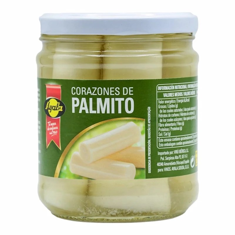 AYALA coeur de palmier Entiers Naturels en Conserve – 250g