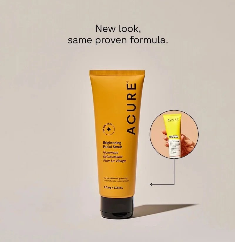 ACURE Brightening Facial Scrub 118 mL