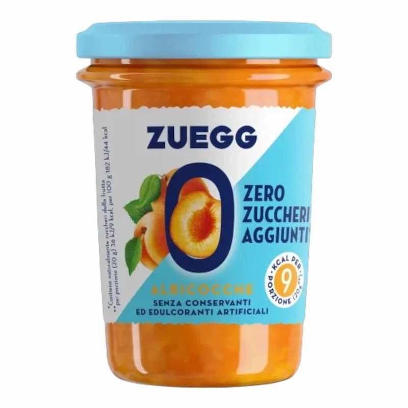 ZUEGG Confiture Abricot Sans Sucre Ajouté – 220g