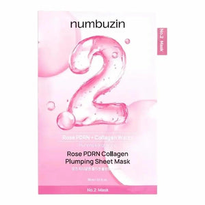Numbuzin No 2 Rose PDRN Collagen – Masque Tissu Repulpant My Store