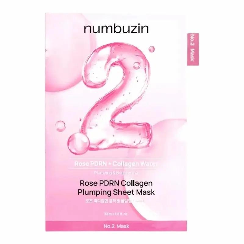 Numbuzin No 2 Rose PDRN Collagen – Masque Tissu Repulpant My Store