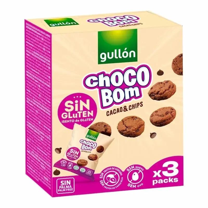 Gullon Choco Bom Mini Cacao Sans Gluten 120 g (3×40 g) My Store
