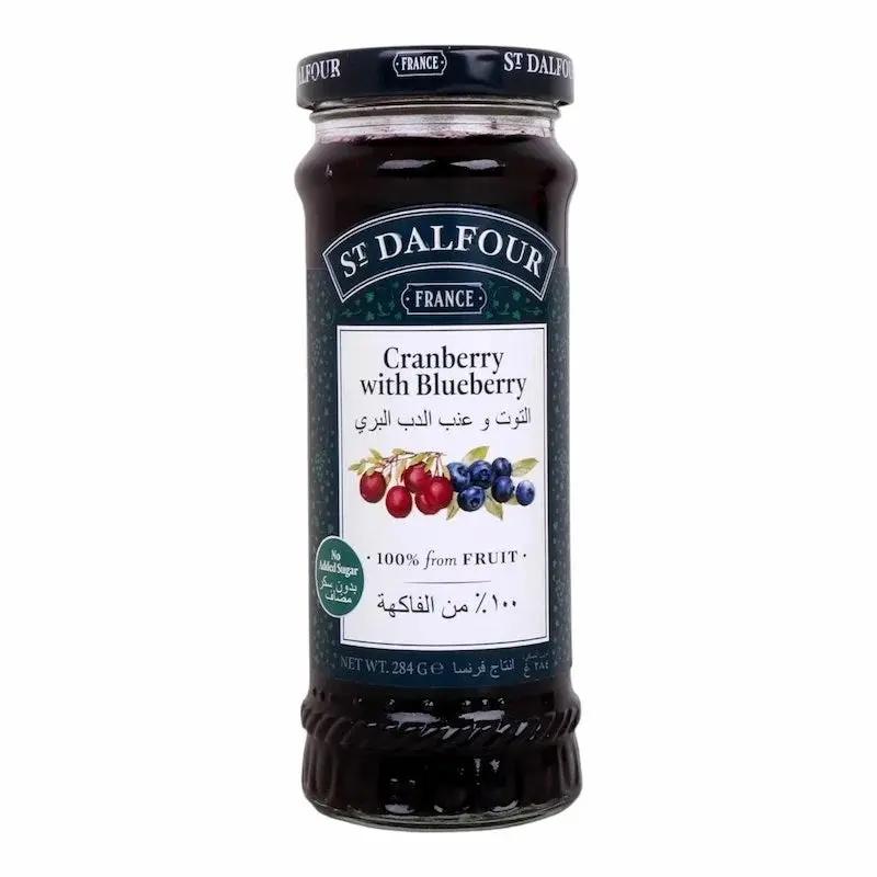 St Dalfour Confiture Cranberry et Myrtille – 284 g My Store
