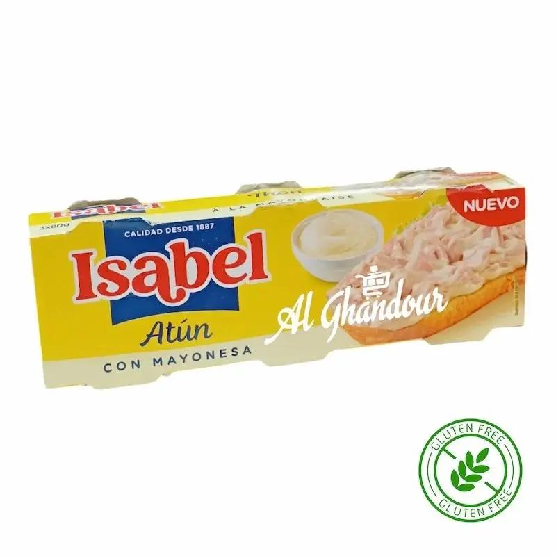 Thon avec Mayonnaise Isabel – 3 x 80 g – Sans Gluten My Store