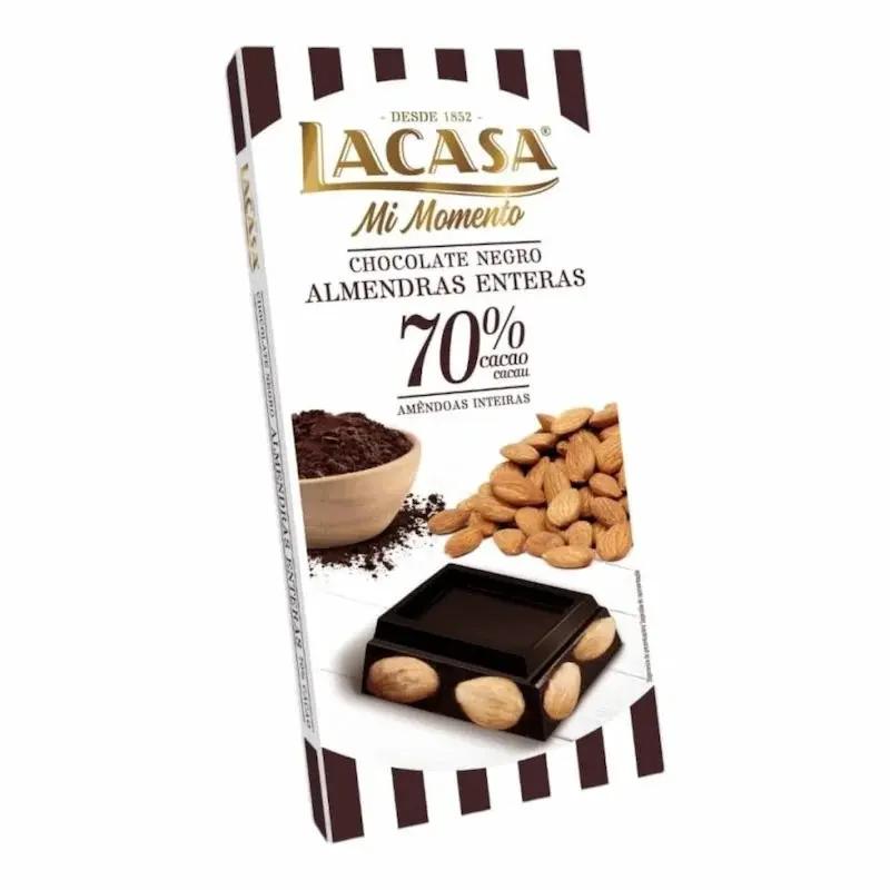 LaCasa Chocolat Noir 70% aux Amandes – Tablette 200 g My Store