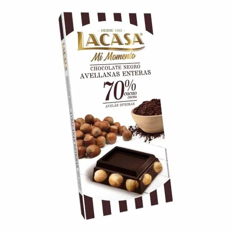 LaCasa Chocolat Noir 70% aux noisettes – Tablette 200 g My Store