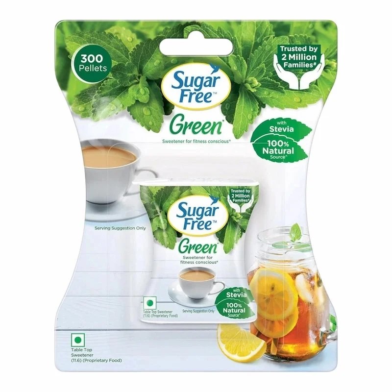 Sugar Free Green Sweetener – 300 pcs | Edulcorant Sans Sucre pour les Regimes Hypocaloriques