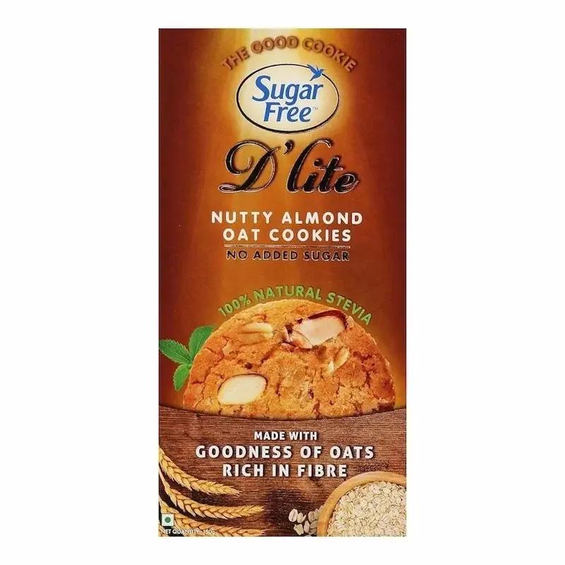 Sugar Free Dlite Nutty Almond Oat Cookies 150 g My Store