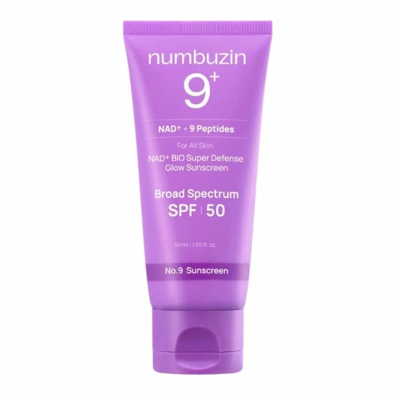 Numbuzin No.9 NAD+ Bio Super Defense Glow Sunscreen SPF50 50ml