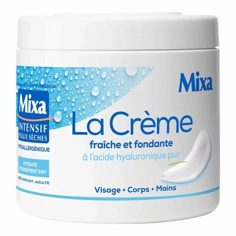 Mixa La Creme Fraiche et Fondante a lAcide Hyaluronique Pur – 400 ml