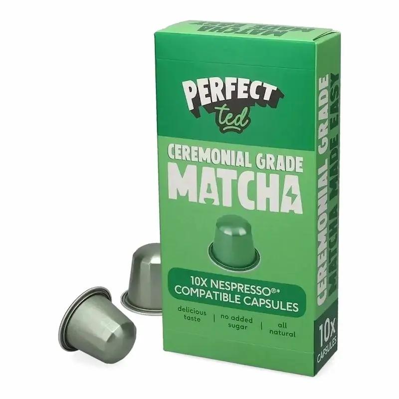PERFECT TED Capsules Matcha Ceremonial Grade – Boite de 10 My Store