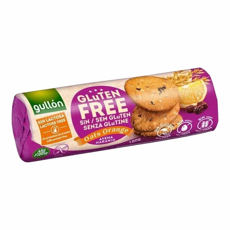 Gullon Biscuits Sans Gluten à lAvoine et à l Orange – 180g My Store
