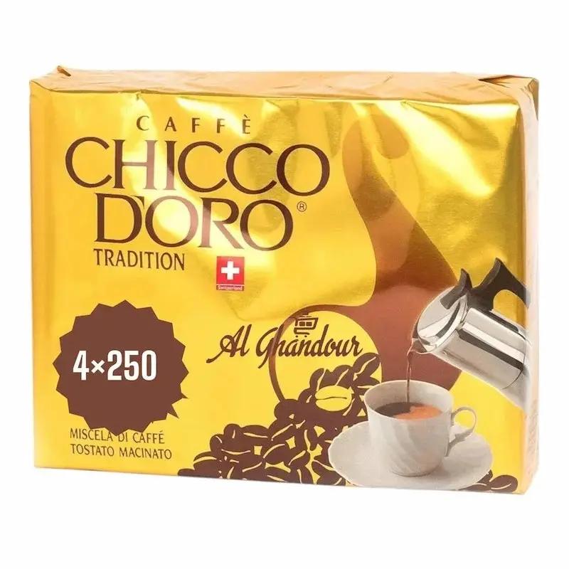 Cafe Moulu Chicco dOro – Pack 4 x 250g | Cafe de Qualite Superieure au Goût Authentique My Store